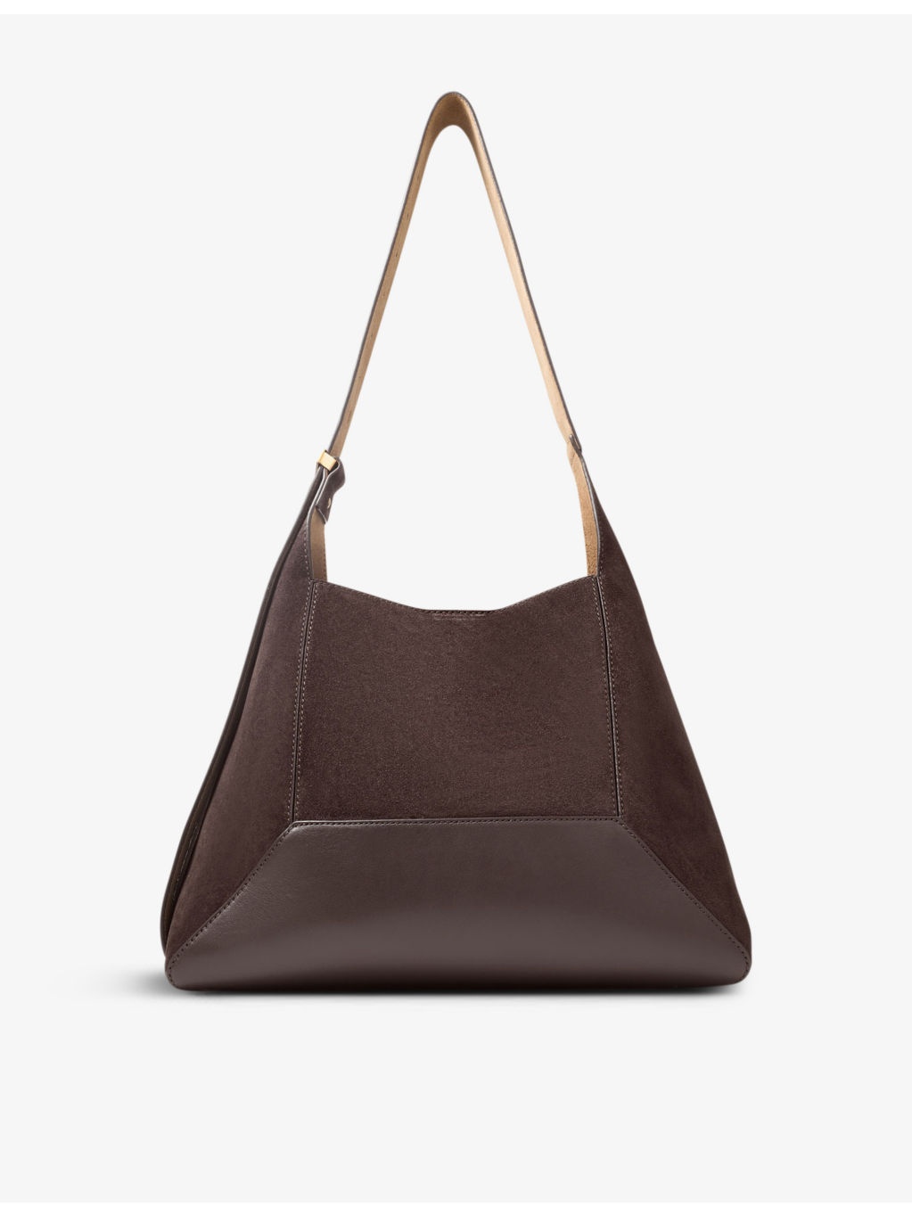 Diamond Hobo medium suede shoulder bag - 3