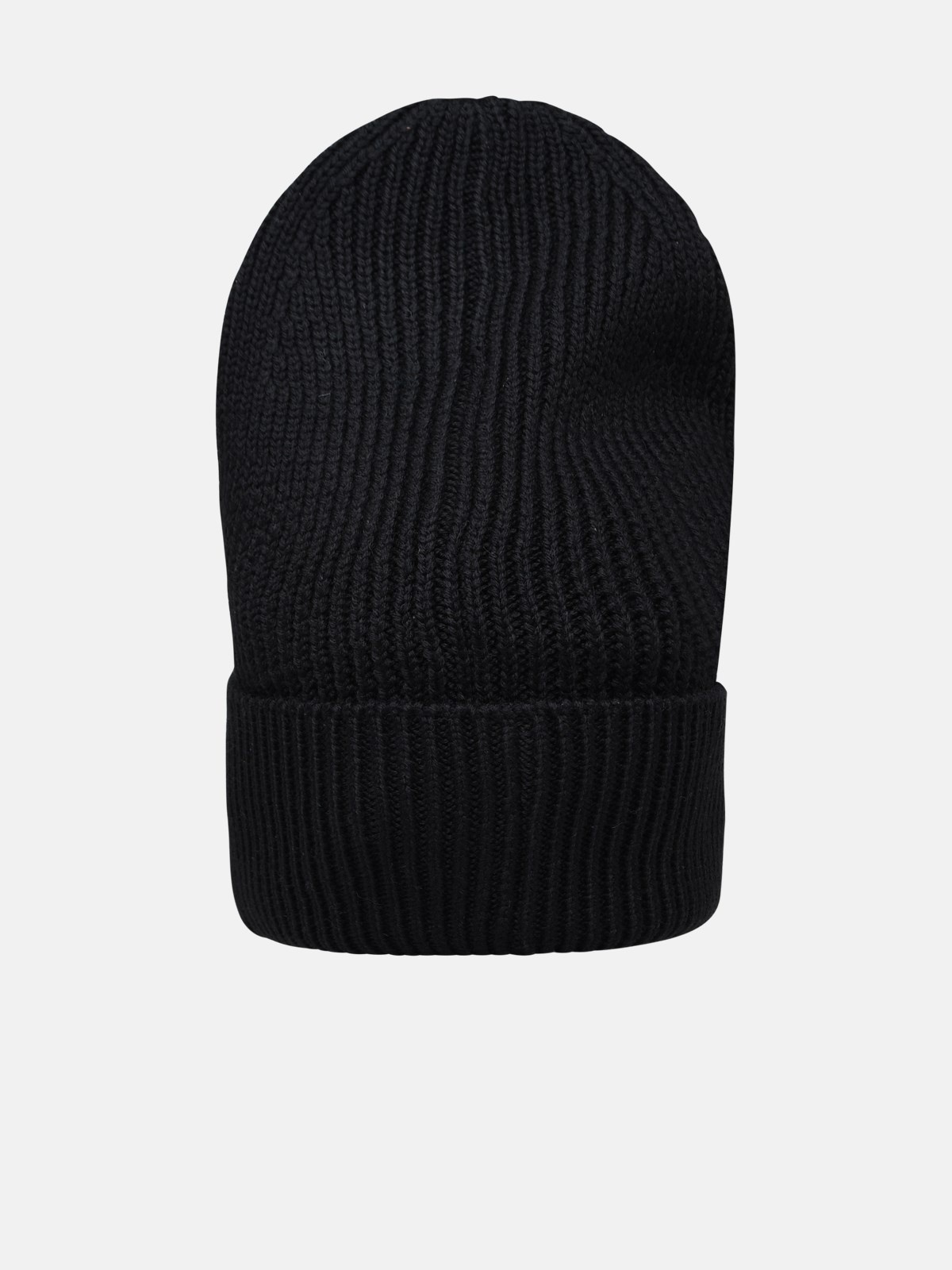 Black polyester beanie - 3