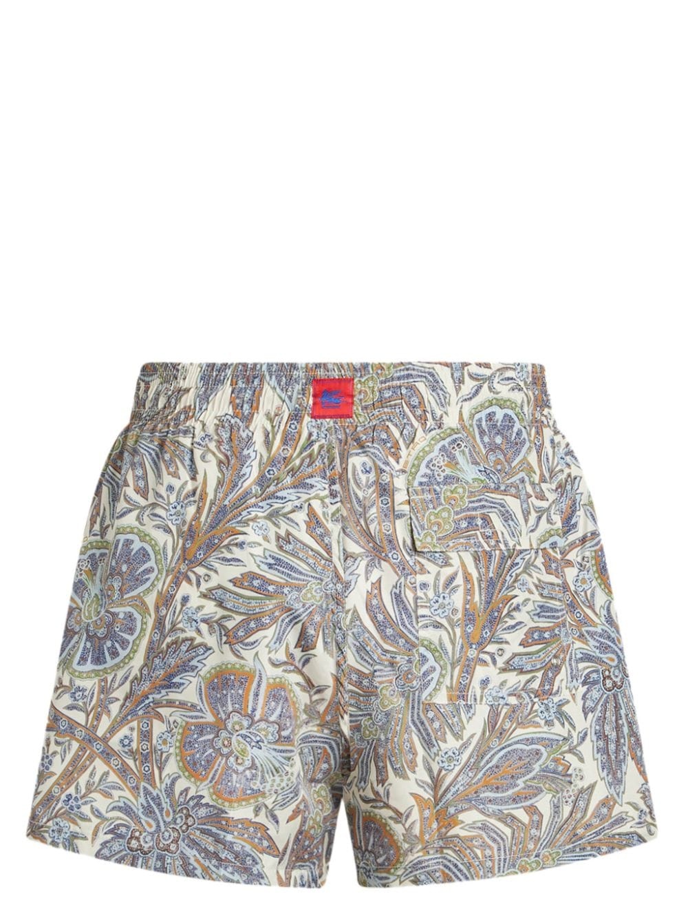 paisley foliage-print swim shorts - 5