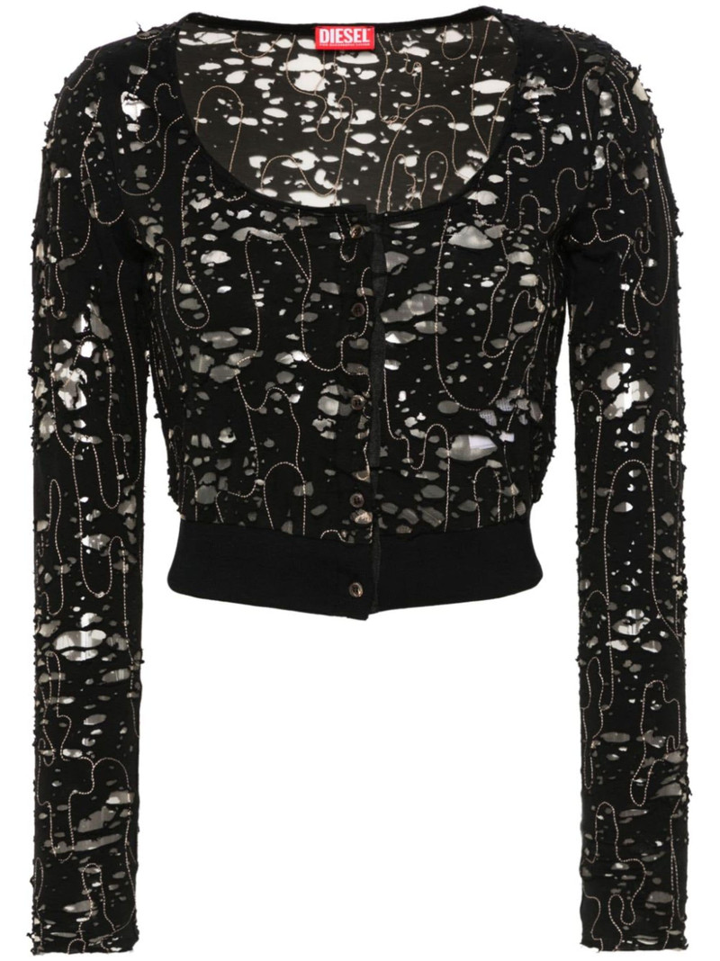 T-Simonne distressed top 1