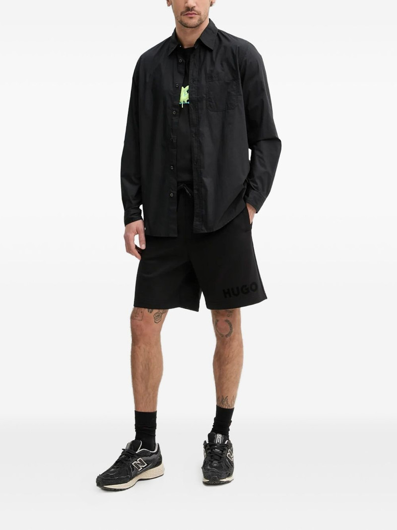 HUGO logo-embroidered shirt outlook