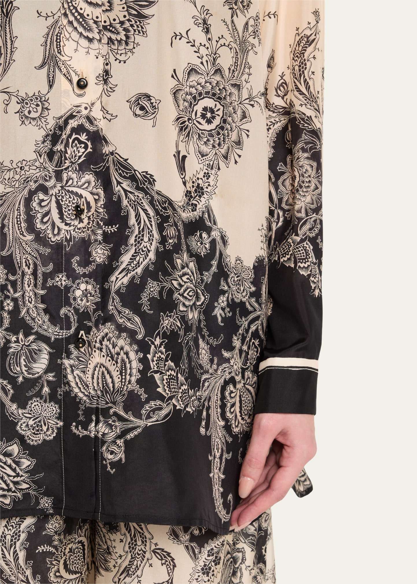 Rhiannon Relaxed Silk Shirt - 5
