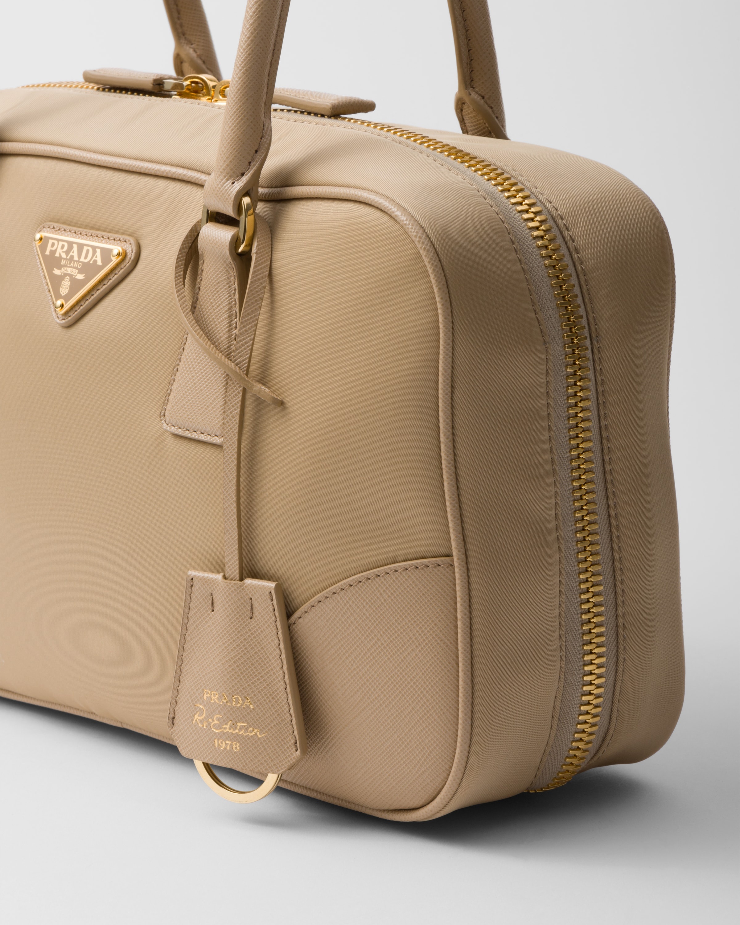 Prada Re-Edition 1978 medium Re-Nylon and Saffiano leather two-handle bag - 6