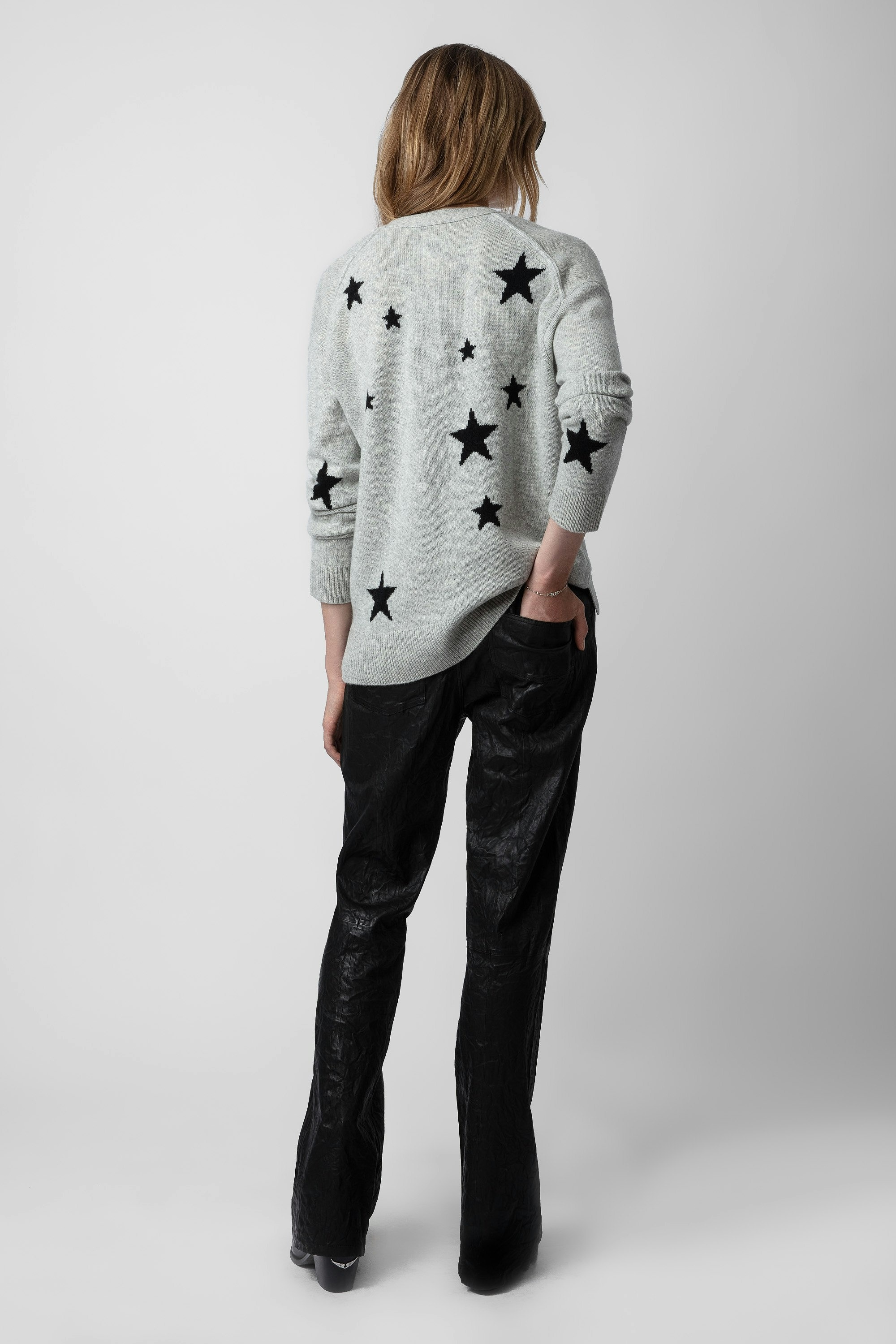 Mirka Stars Cashmere Cardigan - 1