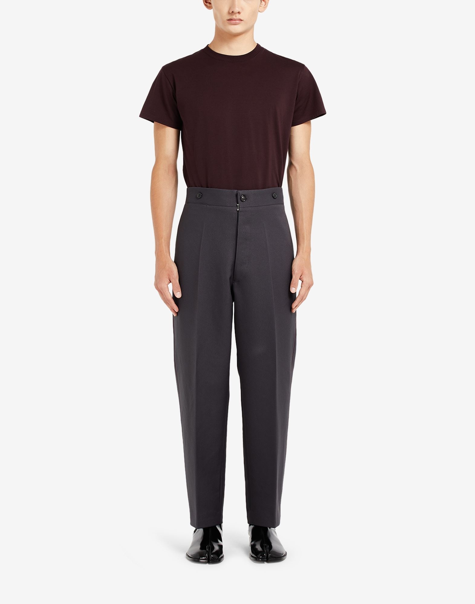 Pleat cropped trousers - 2