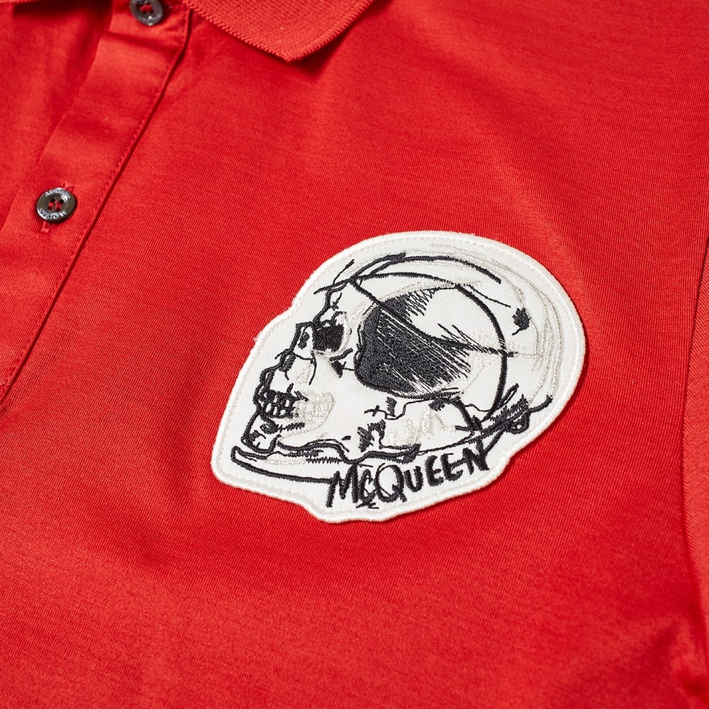 Alexander McQueen Skull Badge Polo Shirt - 2