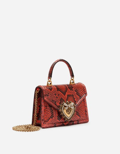 Dolce & Gabbana Small Devotion bag in python outlook