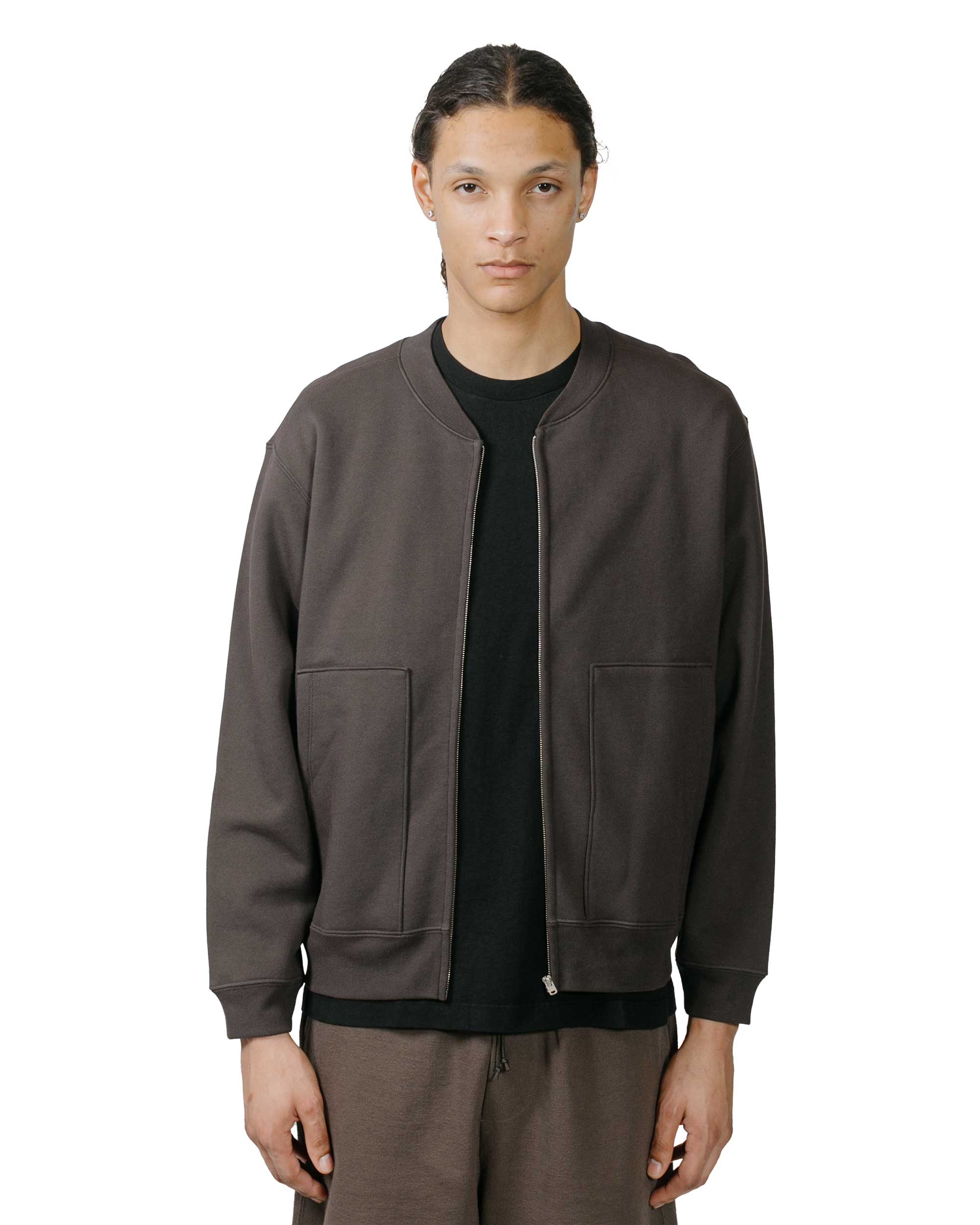 Zip Crew Neck Tire Black - 2
