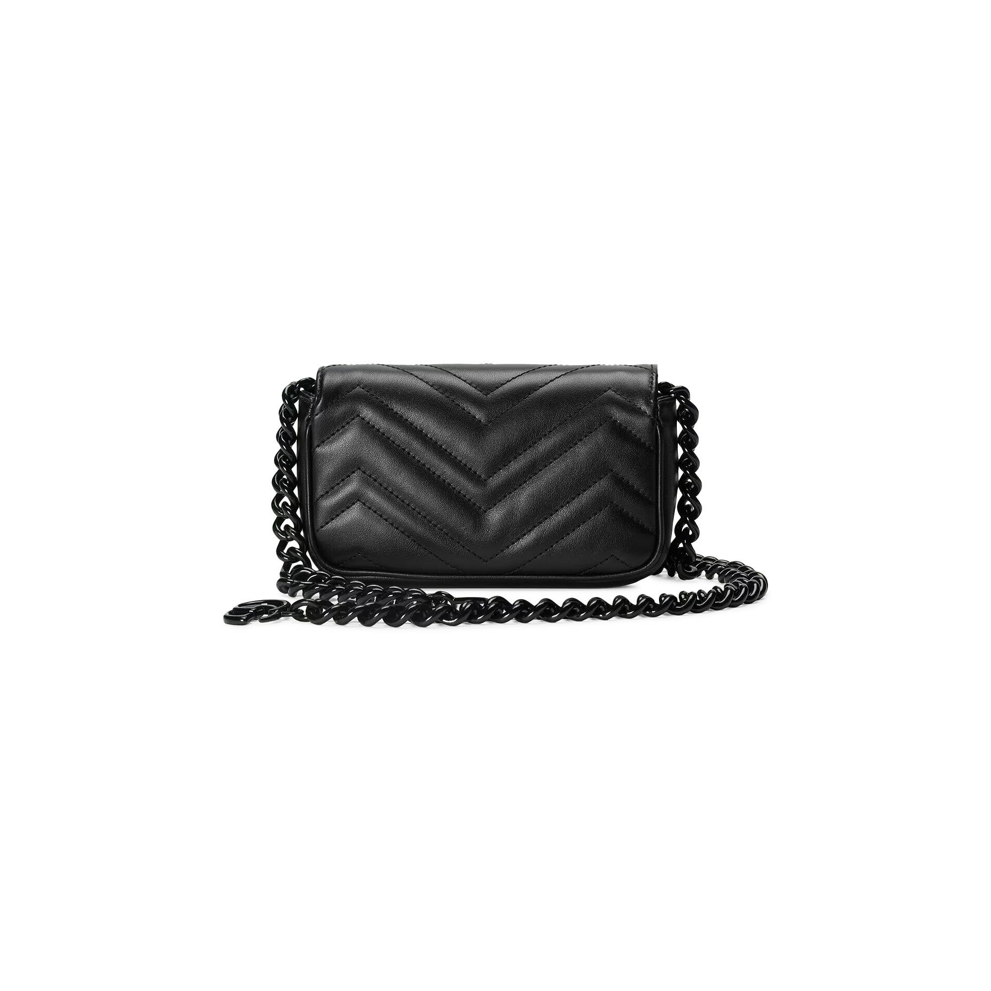 Gucci GG Marmont Belt Bag 'Nero' - 3