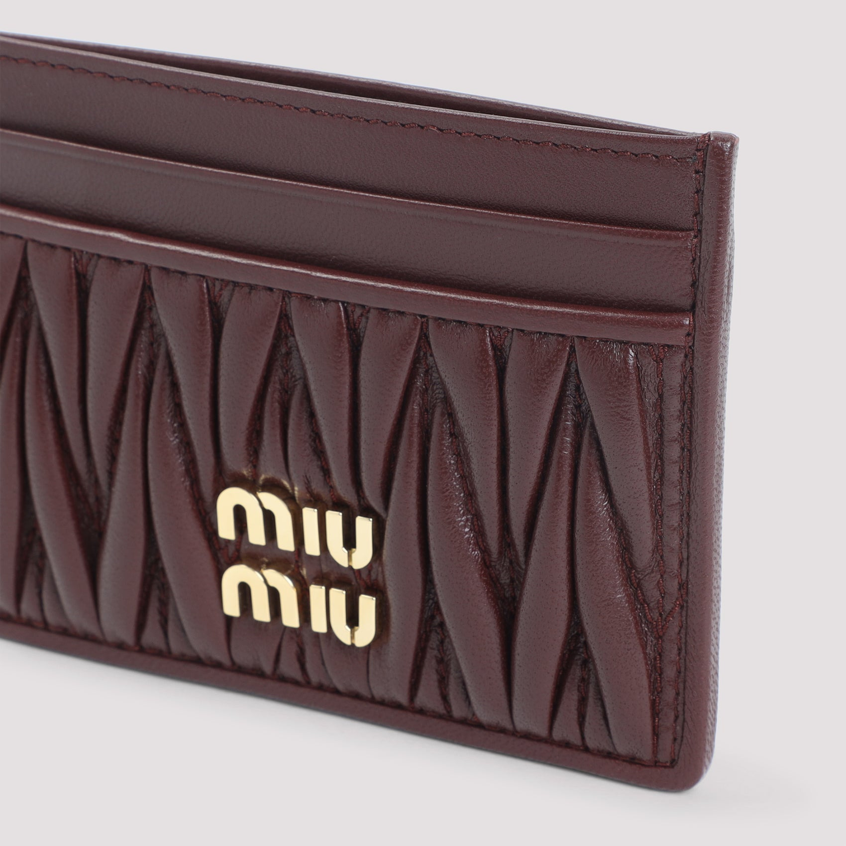 Miu Miu Lamb Leather Cardholder Women - 3