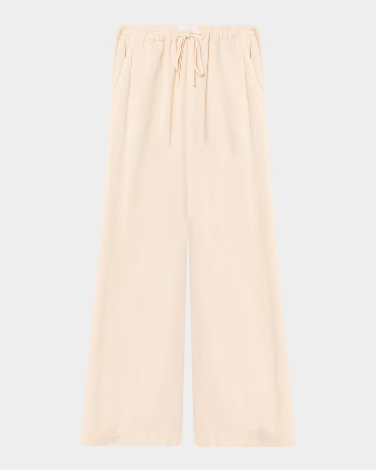 Straight-Leg Cotton Drawstring Pants - 1