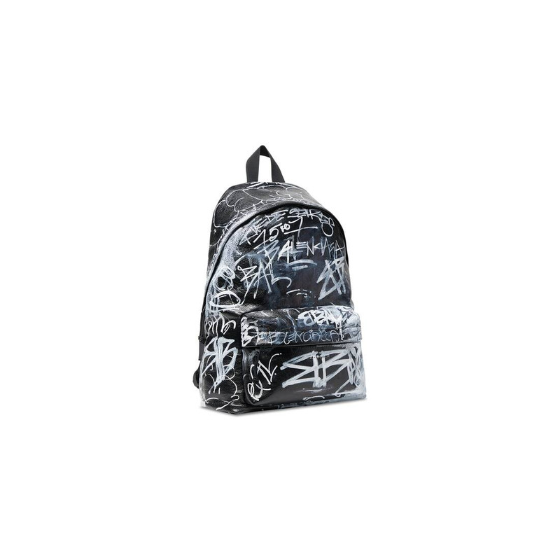 BALENCIAGA Men's Explorer Backpack Graffiti in Black outlook