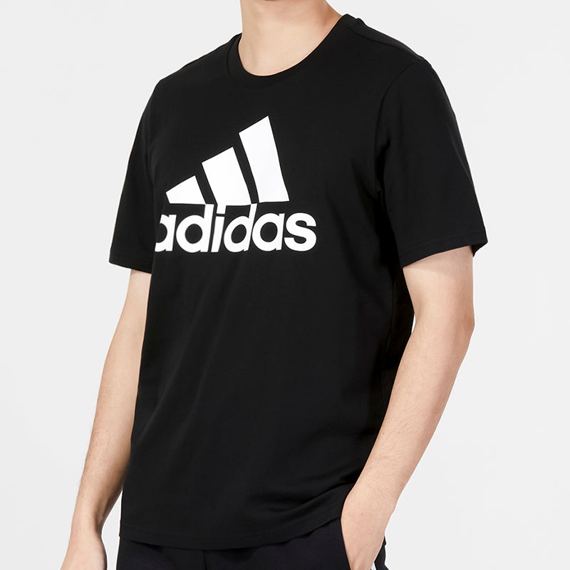 adidas Essentials Single Jersey Big Logo T-shirt 'Black' IC9347 - 5