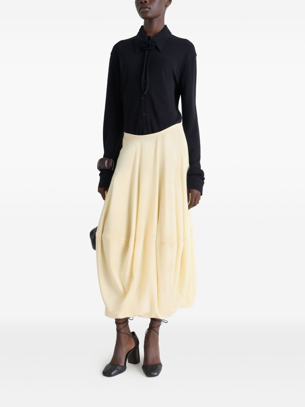 balloon midi skirt - 2
