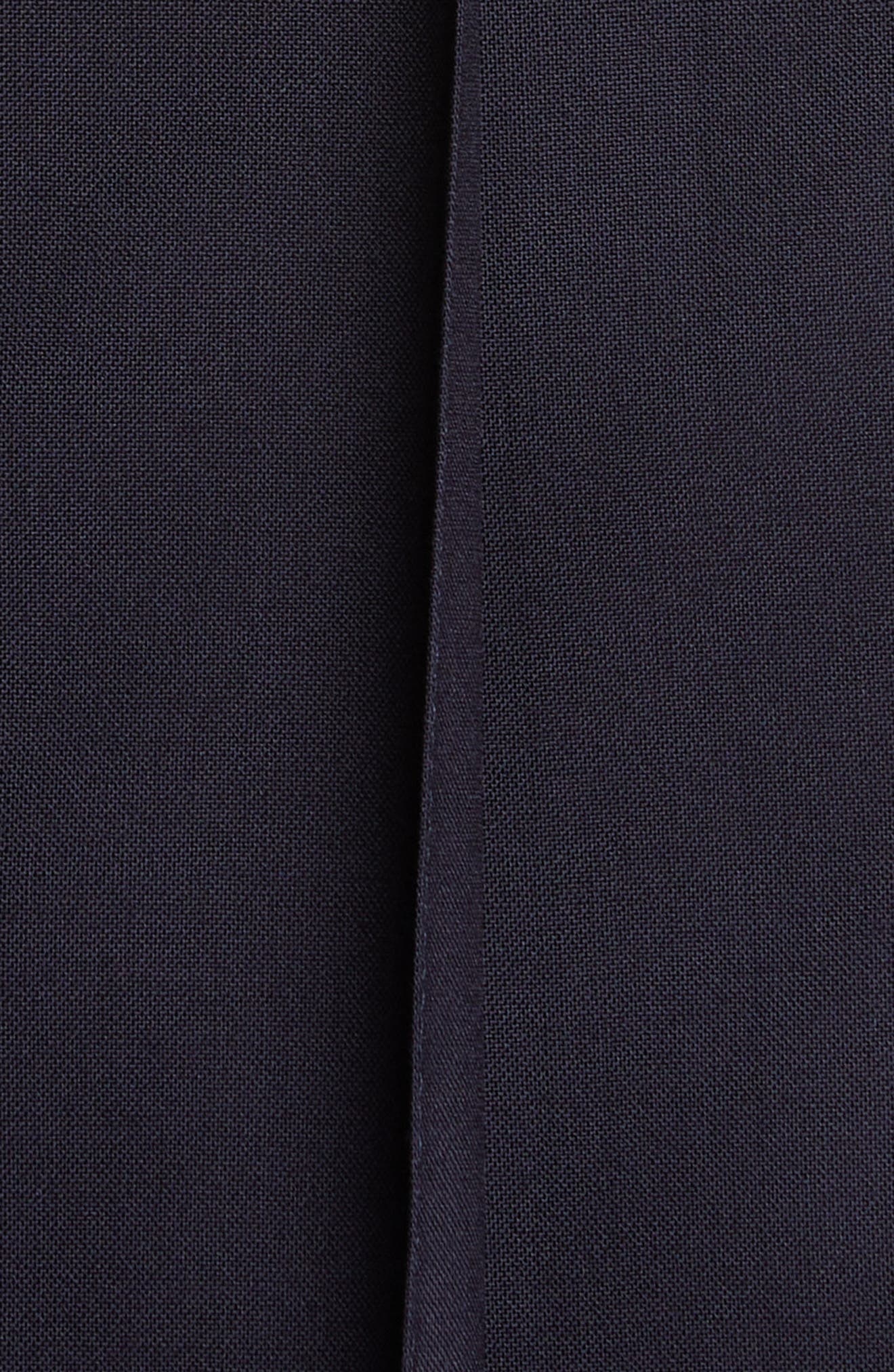 Drop Back Pleated Wool Skirt - 7
