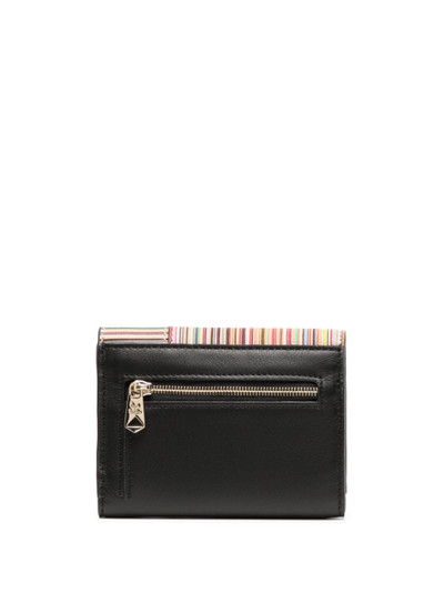 Paul Smith Signature Stripe tri-fold leather wallet outlook
