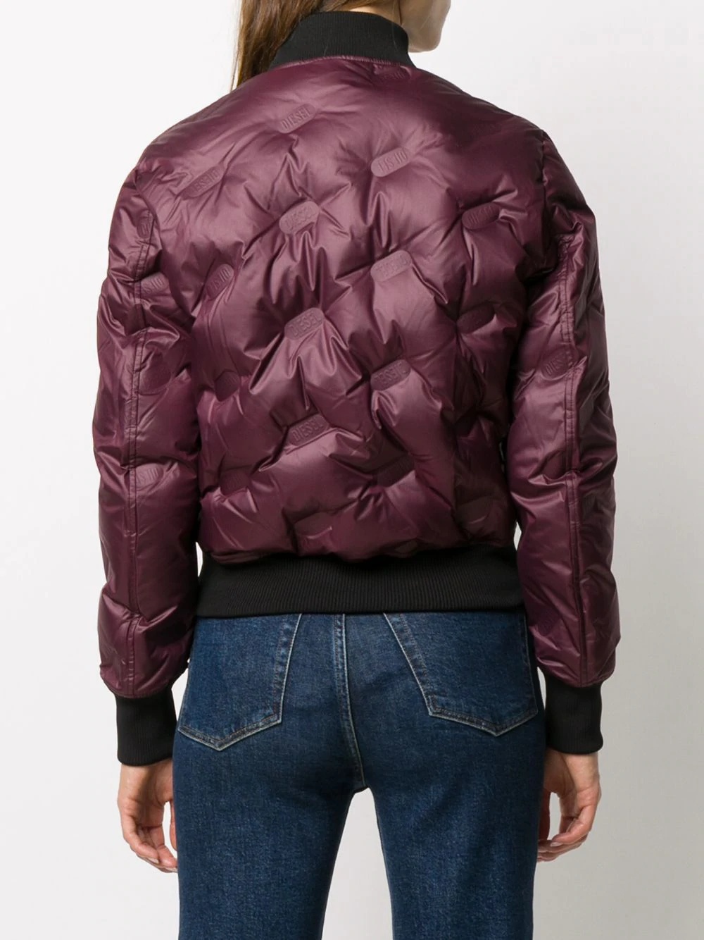 zipped bomber jacket  - 4