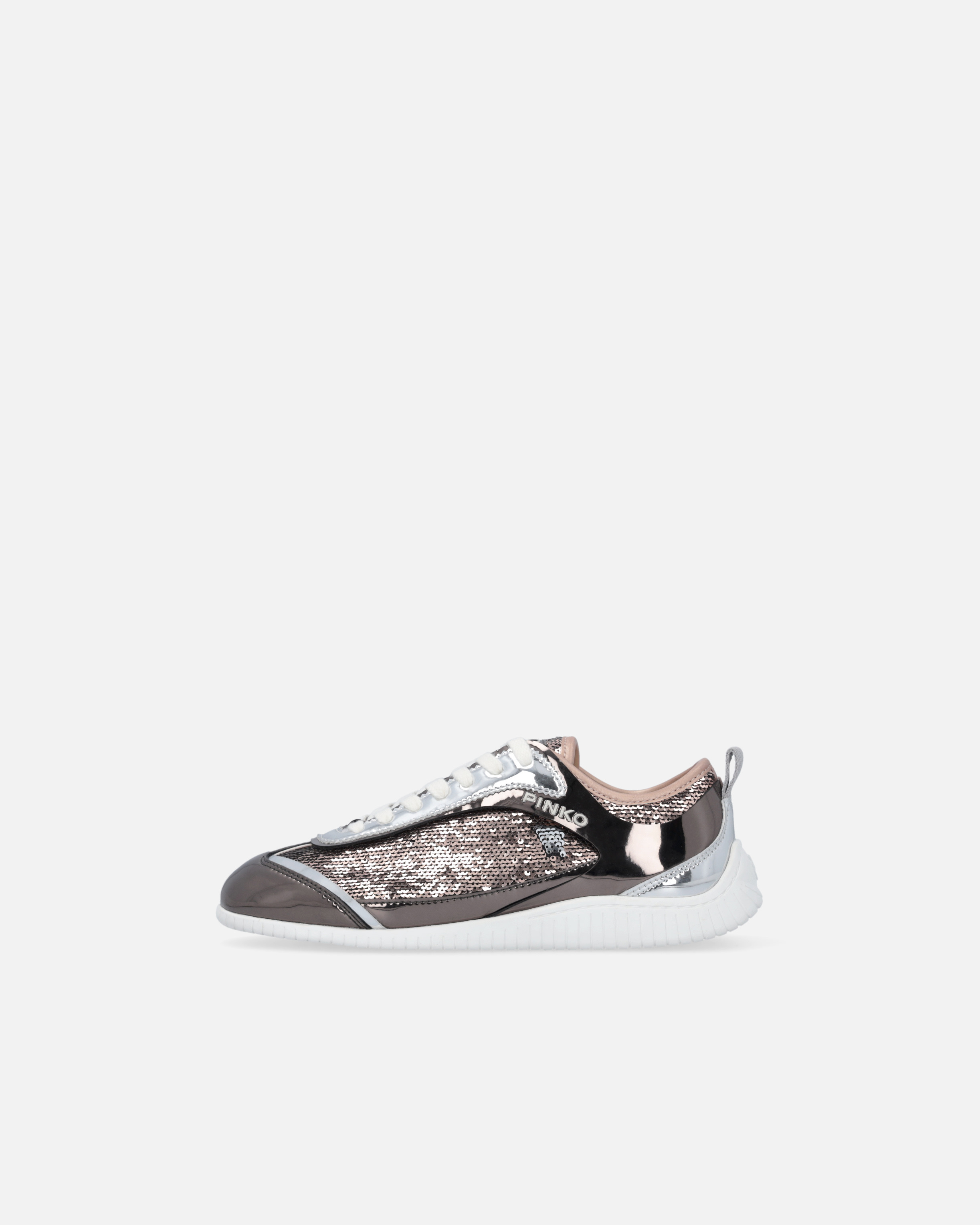 SNEAKERS WITH SEQUINS AND METALLIC INSERTS - 5