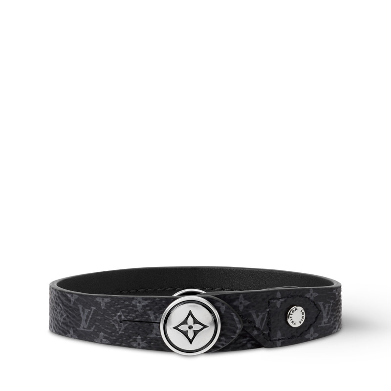 LV Studs Leather Bracelet 1