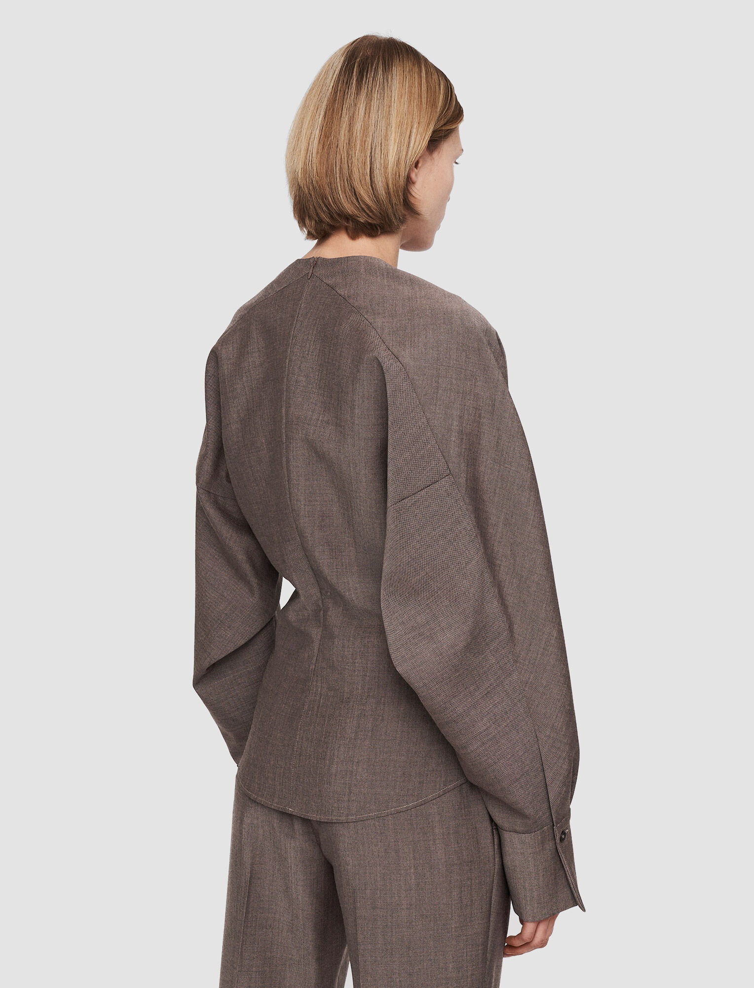Tailoring Wool Burnaby Blouse - 4