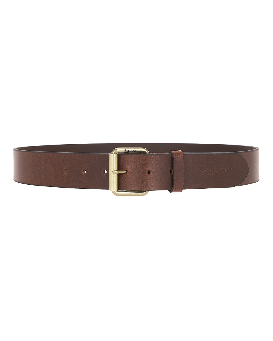 Contrast Leather Belt - 1