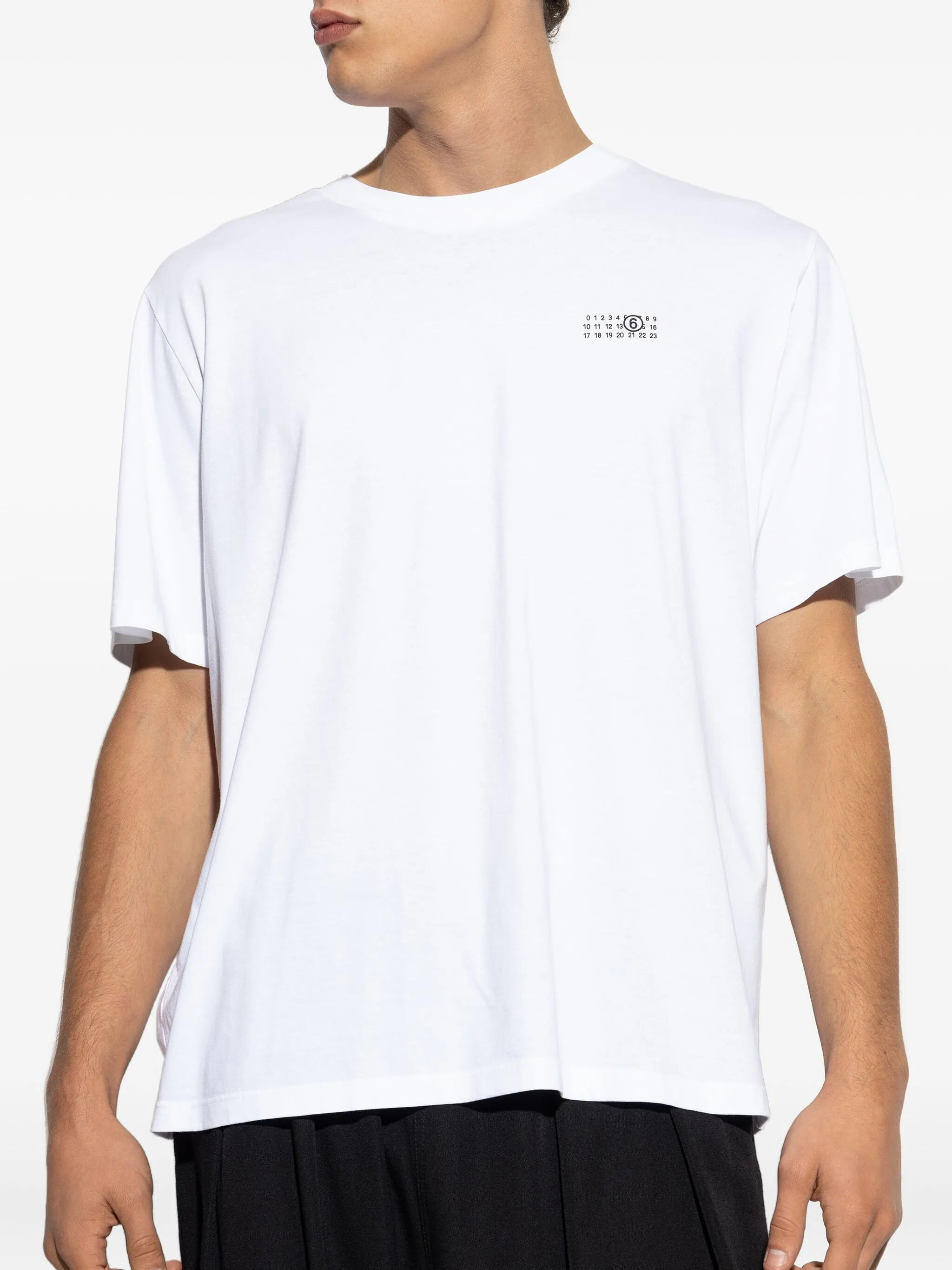 Mm6 Maison Margiela Number-print Cotton T-shirt - 2