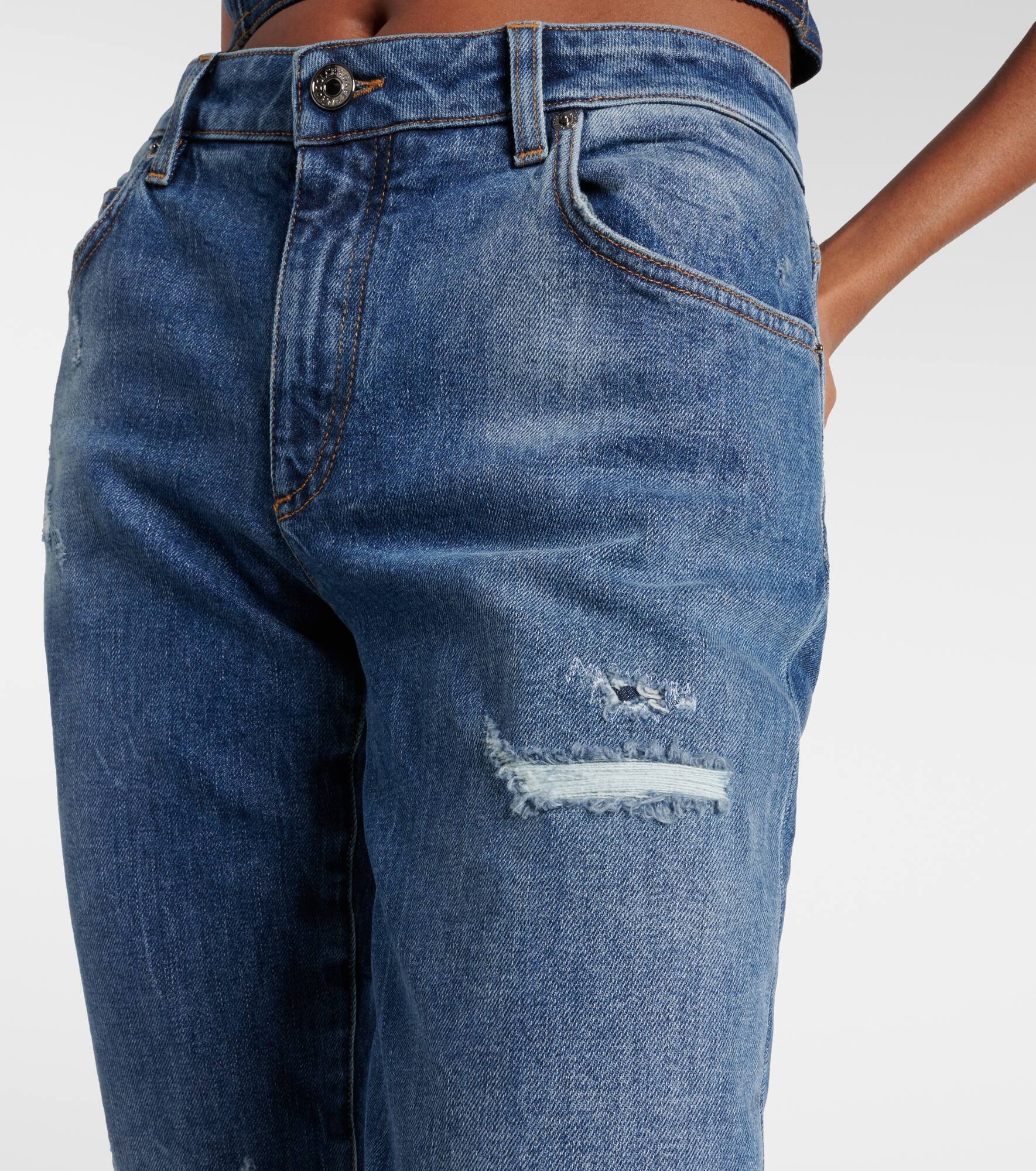 High-rise flared jeans - 4