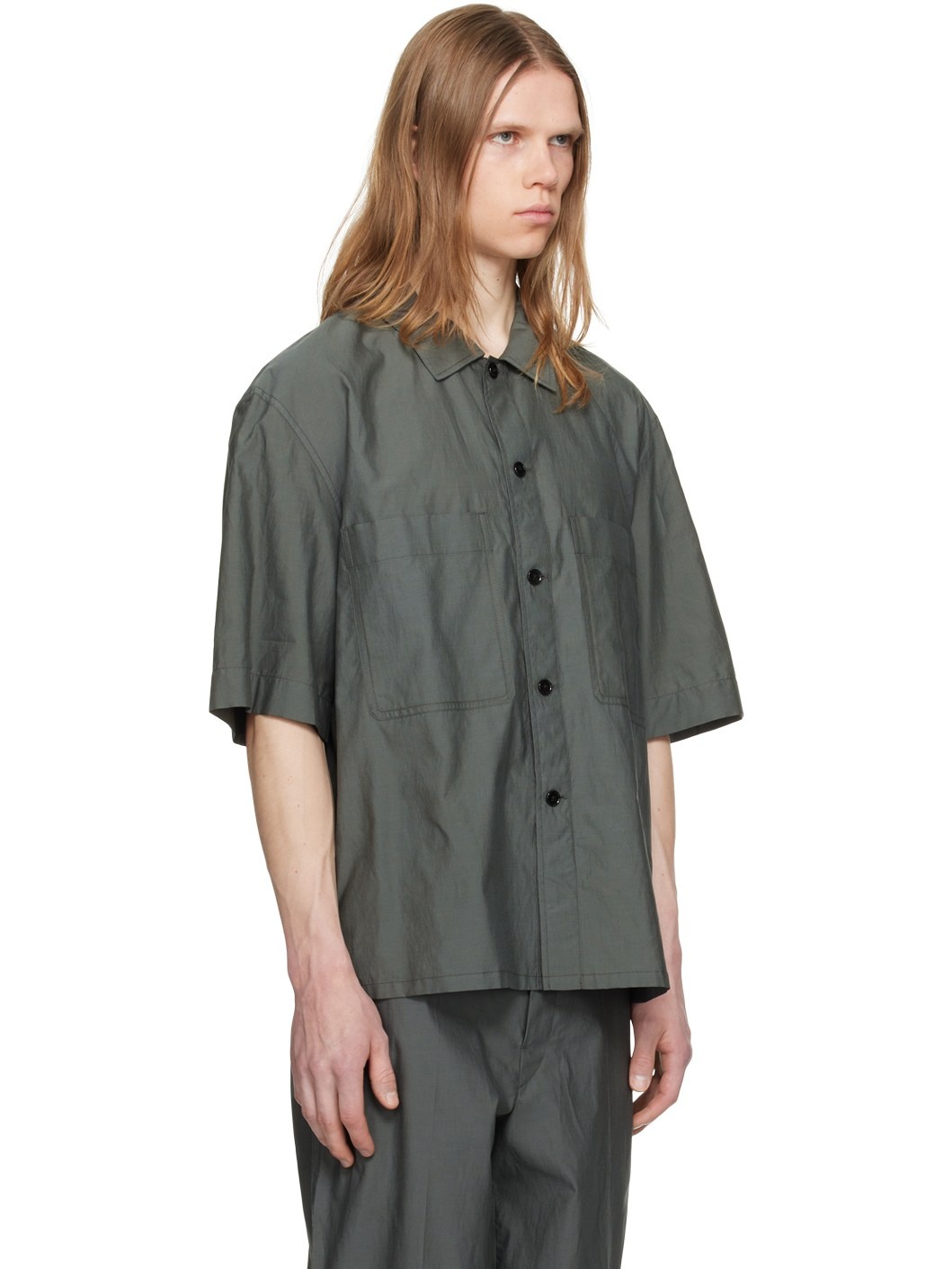 Green Washed Shirt - 2