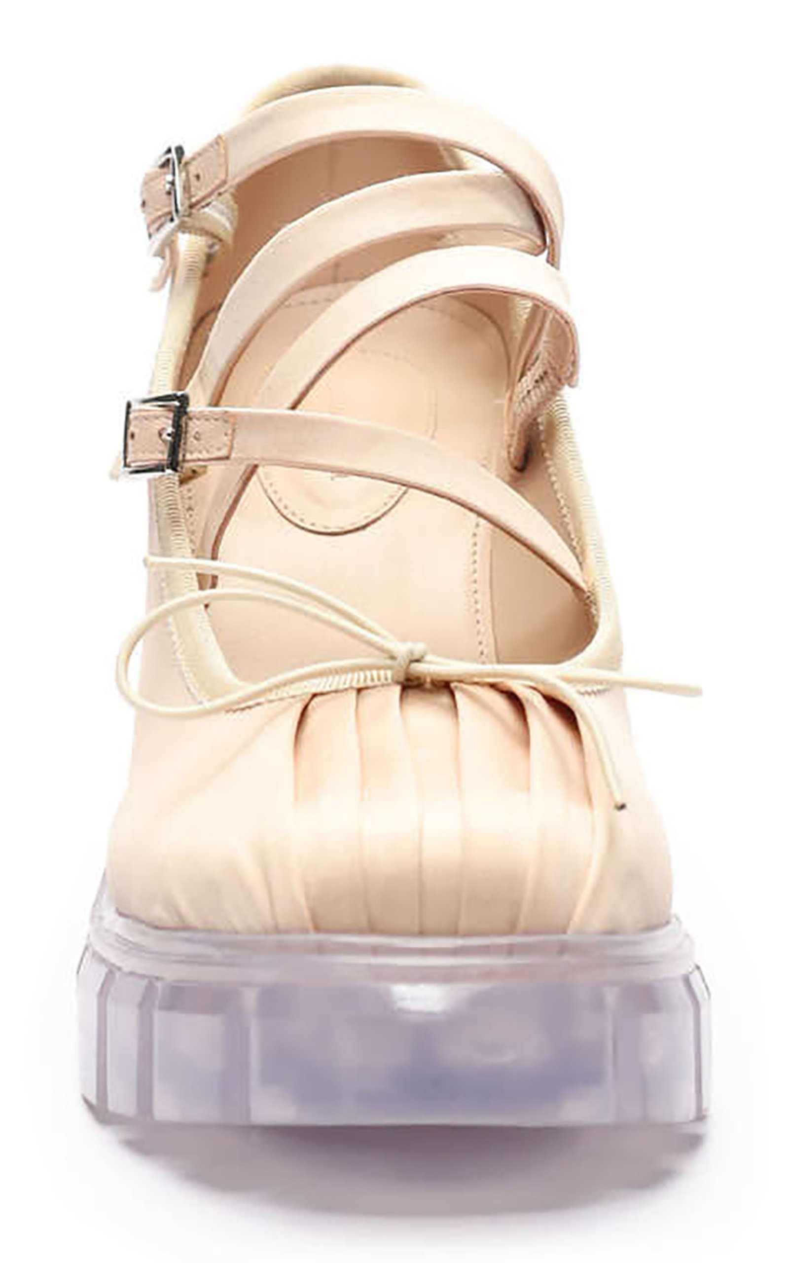 Ballerina Satin Pumps nude - 5