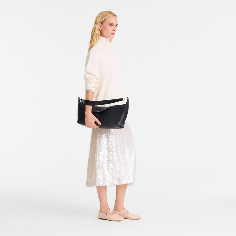 Longchamp Le Pliage Xtra Shoulder bag Black - Leather outlook