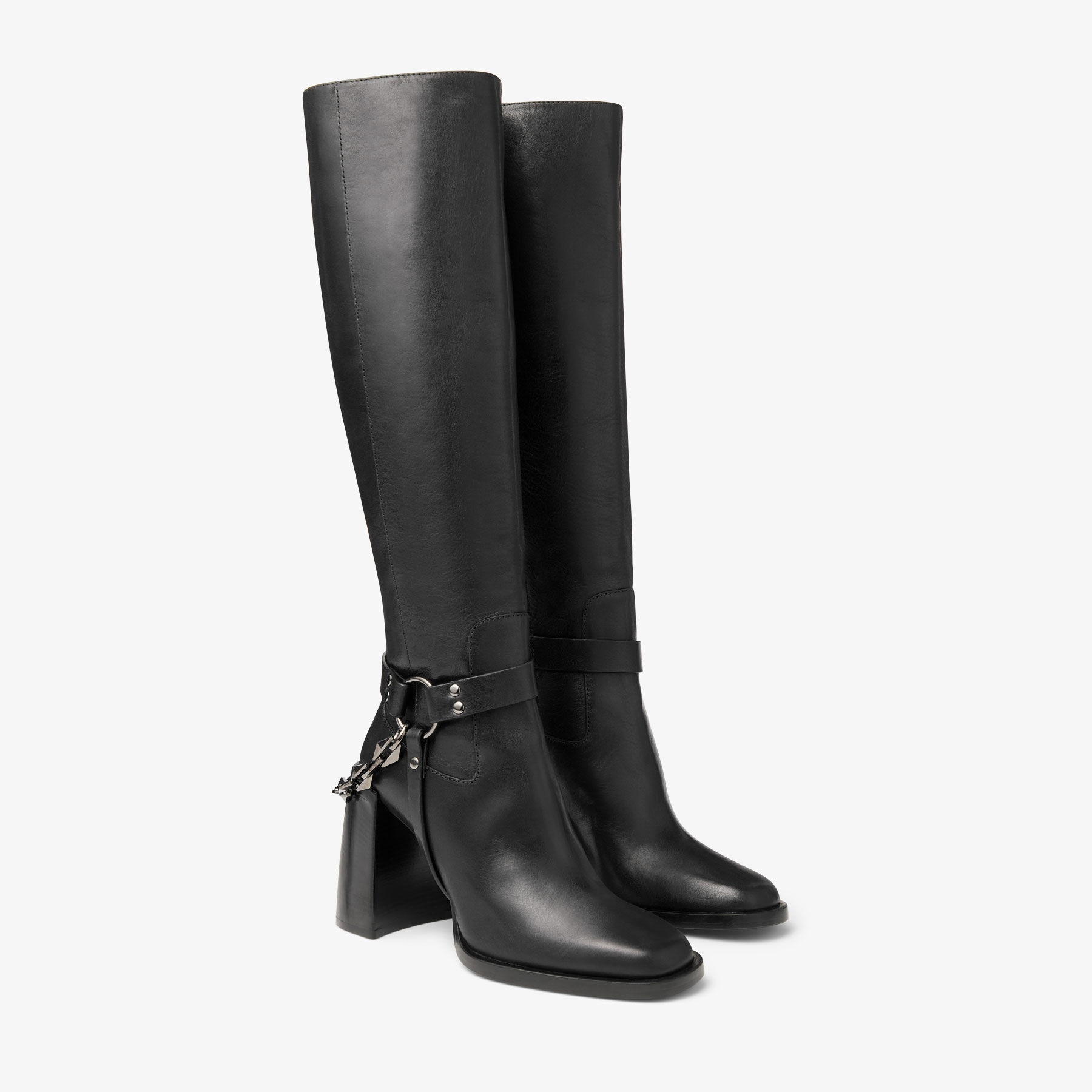 Isabelle Knee Boot 95
Black Leather Knee-High Boots - 3