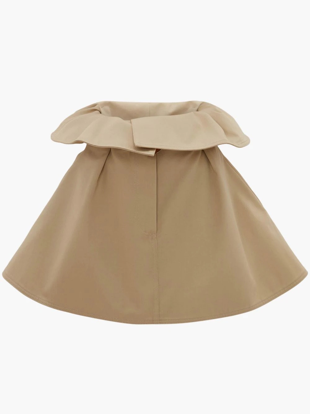 FOLDOVER WAIST MINI SKIRT - 1