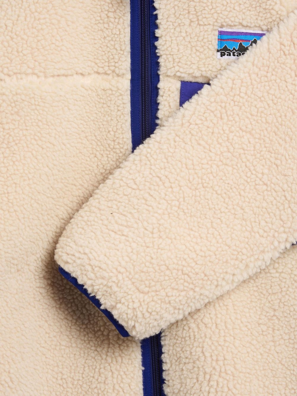 fleece-texture zip-up jacket - 2