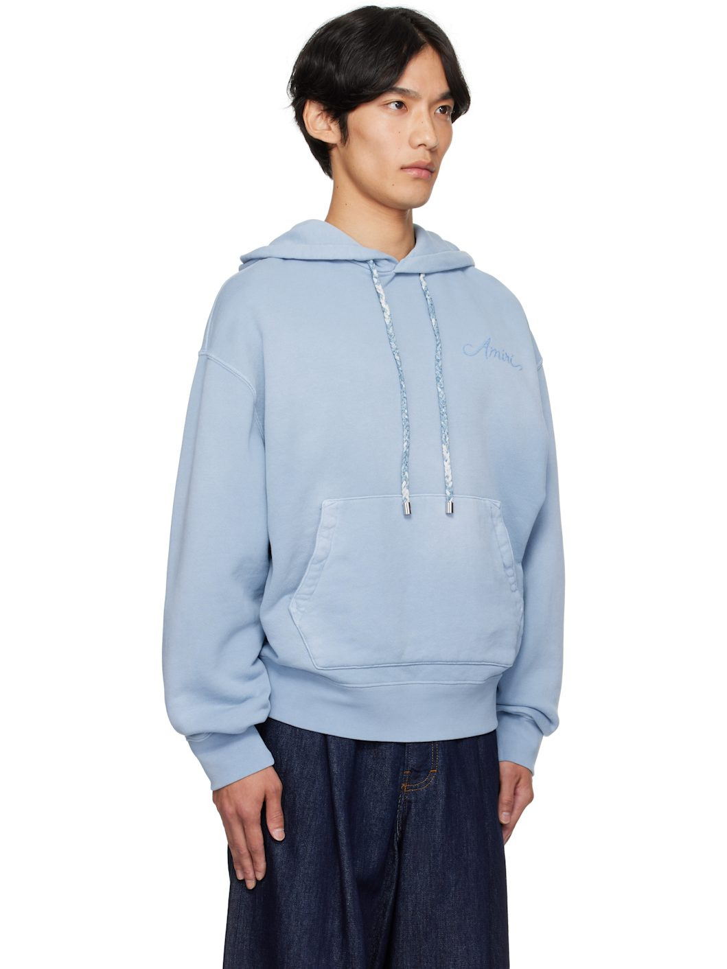 Blue Bleach Bandana OS Hoodie - 2