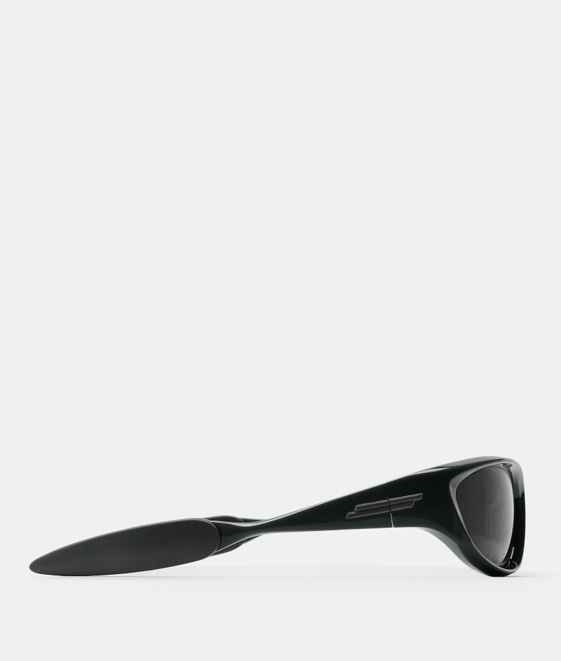 Bottega Veneta Cone Wraparound Sunglasses outlook