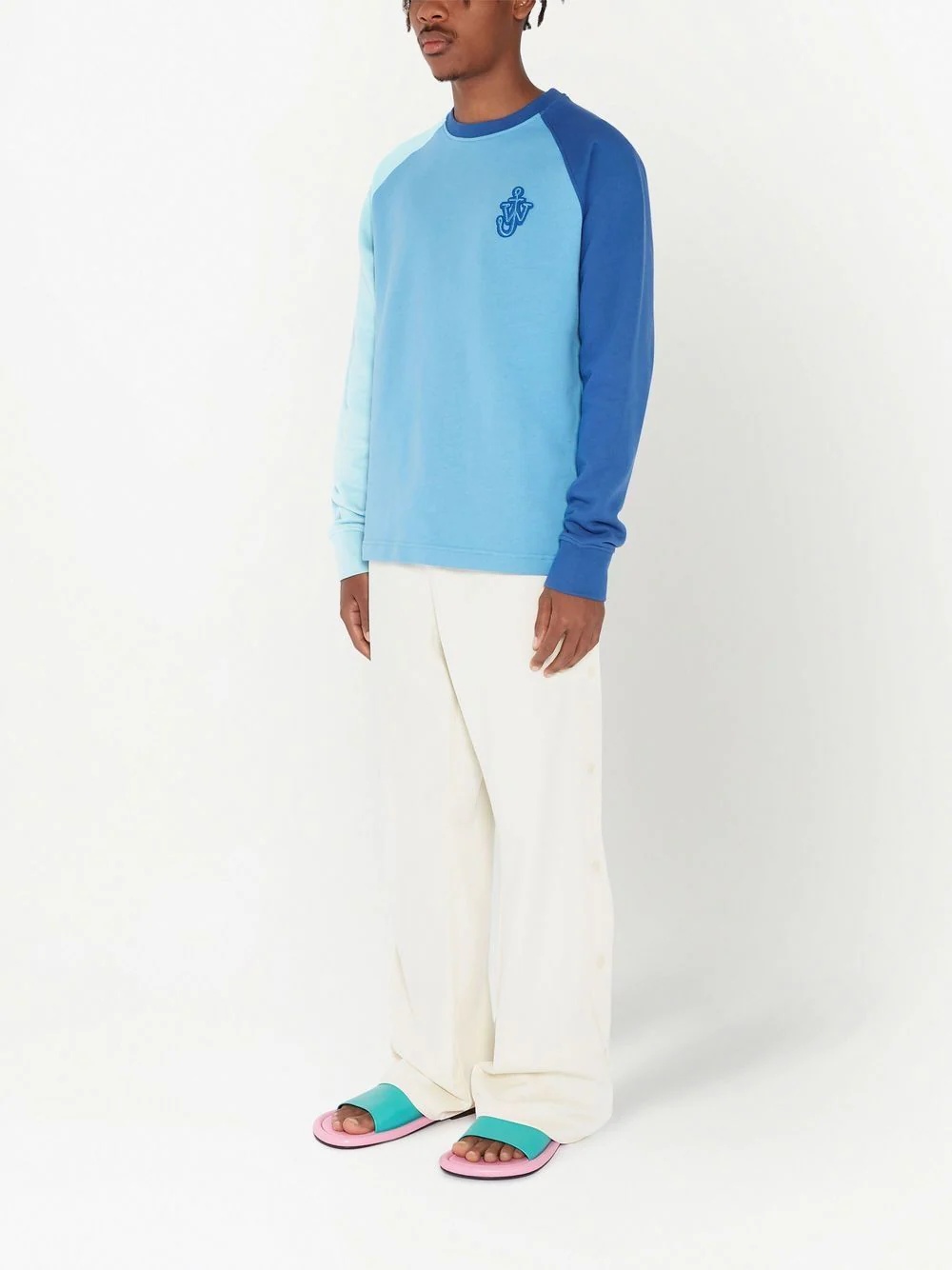 colour-block sweatshirt - 3