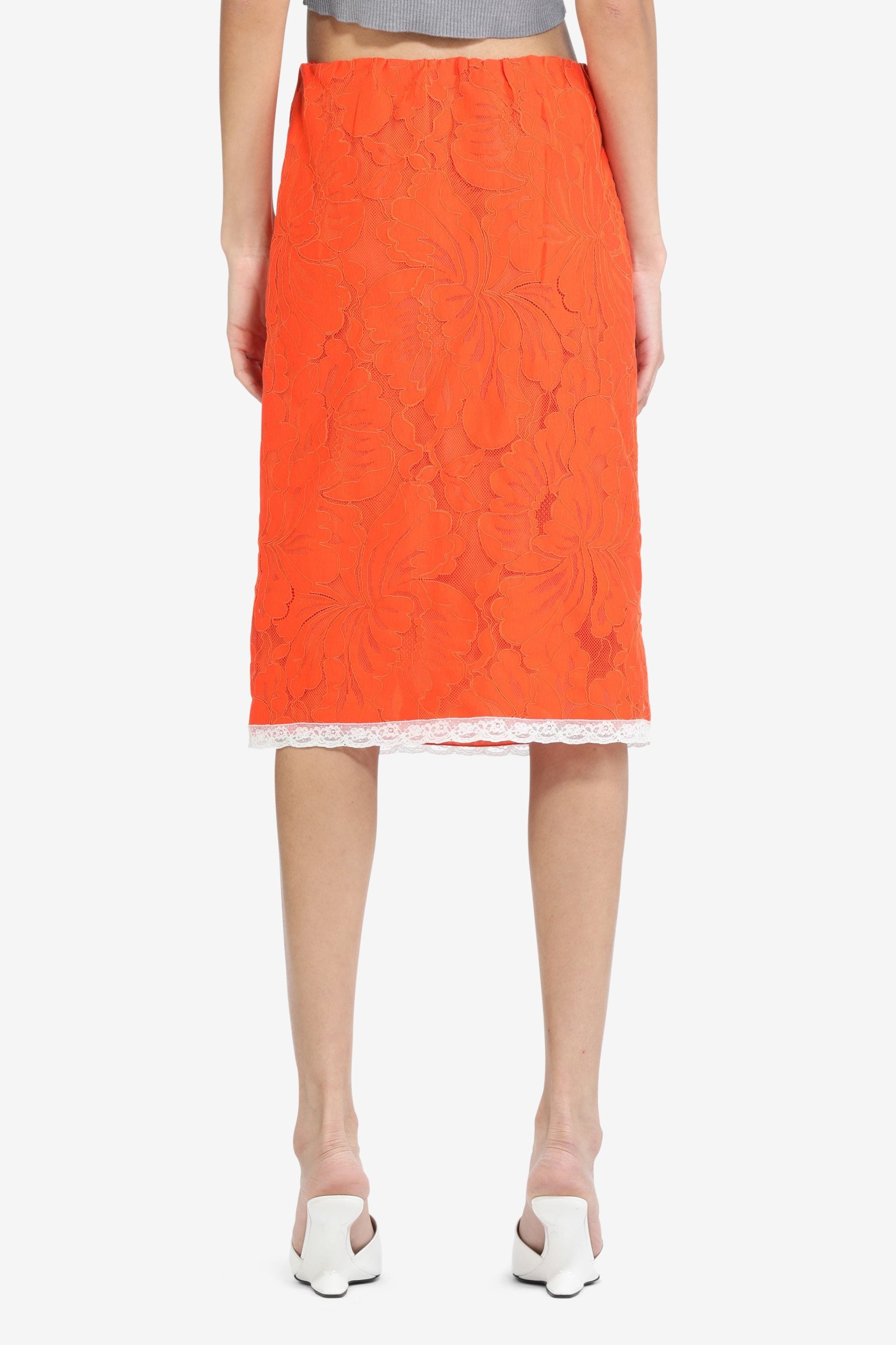 FLORAL-APPLIQUÉ SKIRT - 2