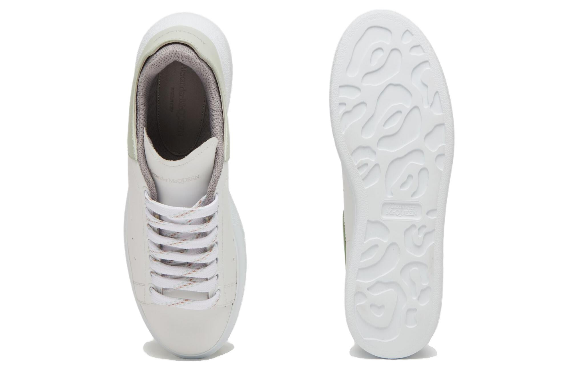 (WMNS) Alexander McQueen Oversized Sneaker 'White Mint Cement' 697103WIE968720 - 5