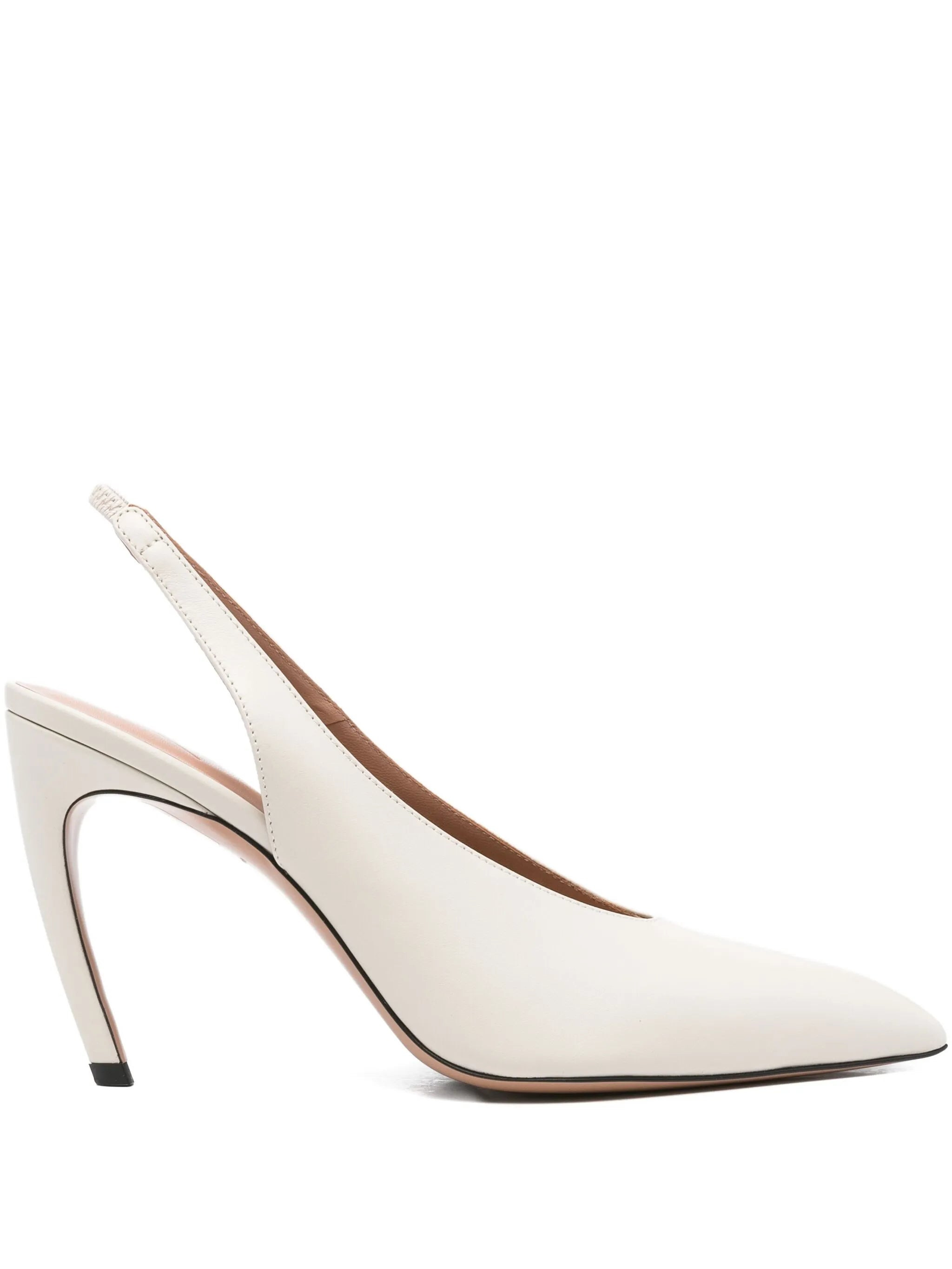 The Attico 100mm Viper Slingback Pumps - 1