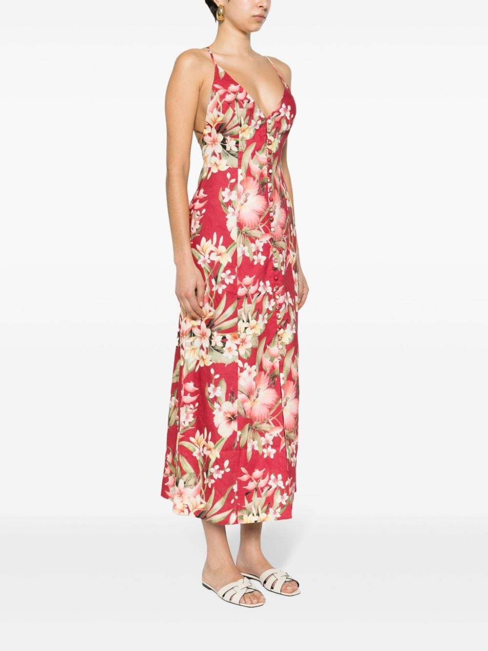 Lexi floral-print slip dress - 3