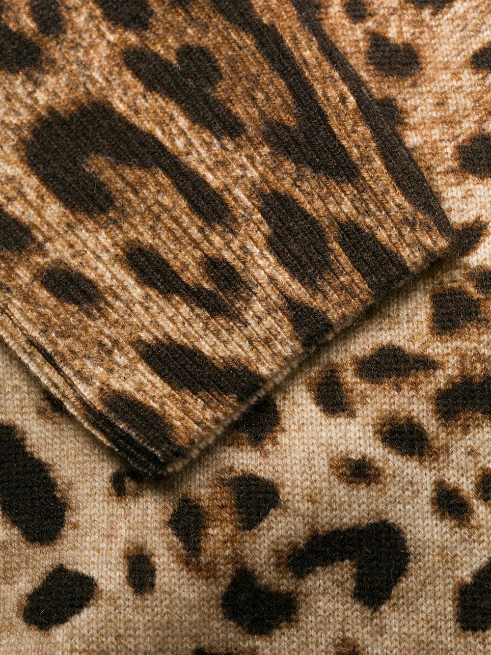 leopard print cardigan - 7