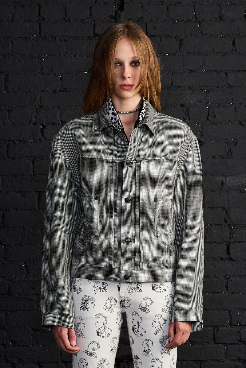 RELAXED PLEATED TRUCKER JACKET 4