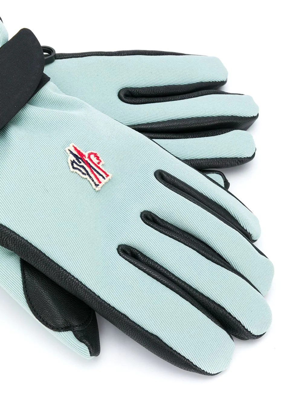 logo patch touch strap gloves - 2