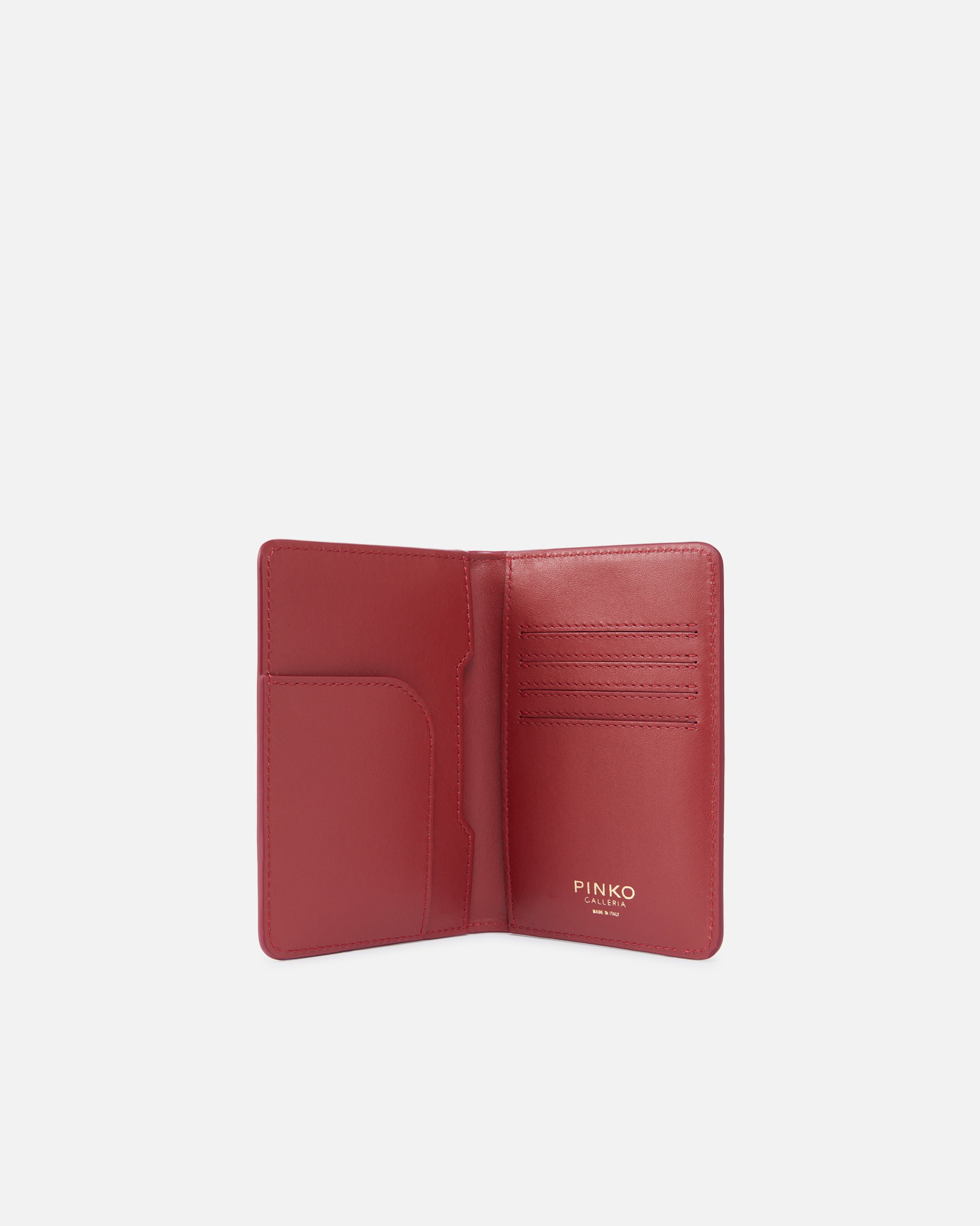 SMOOTH LEATHER PASSPORT HOLDER PINKO GALLERIA. - 3