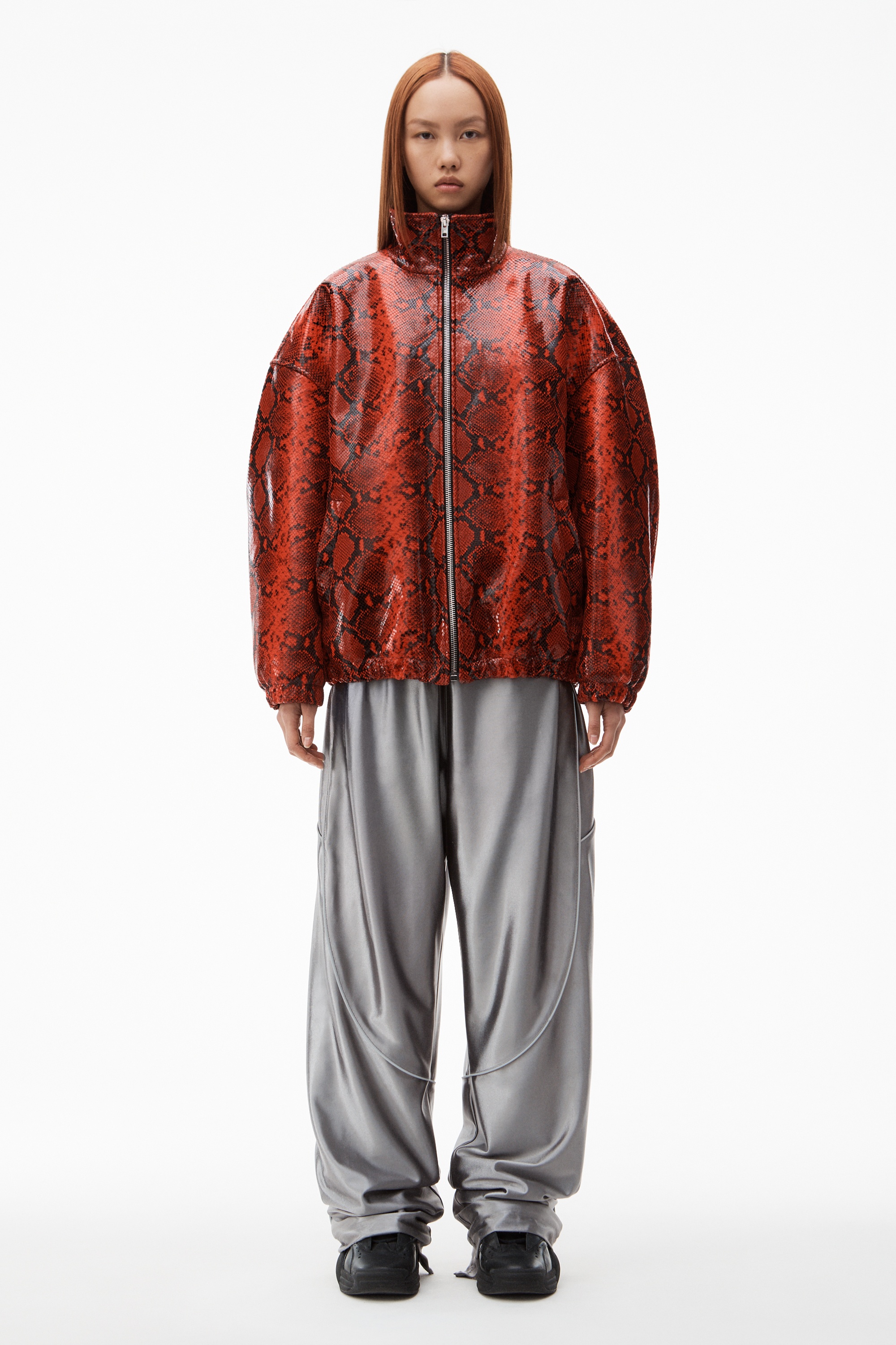 Embossed "snakeskin" track jacket - 2