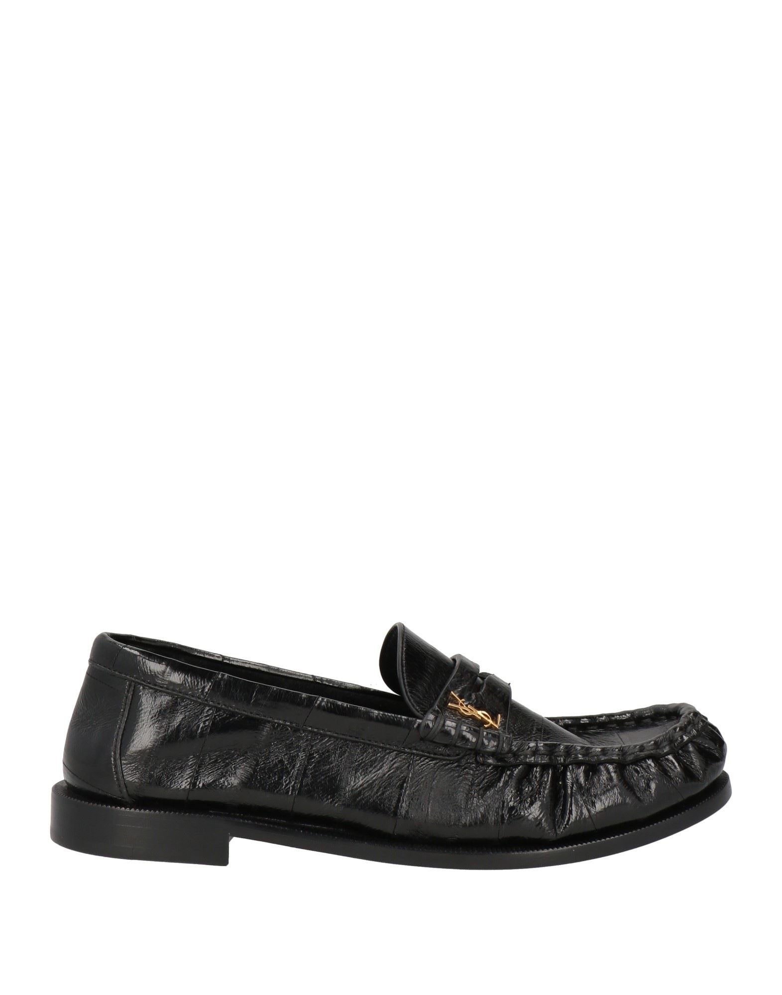 ローファー・オックスフォード SAINT LAURENT Woman Loafers Black 8206451YU00 1000 SAINT LAURENT Black Women's Loafers | yoox | REVERSIBLE