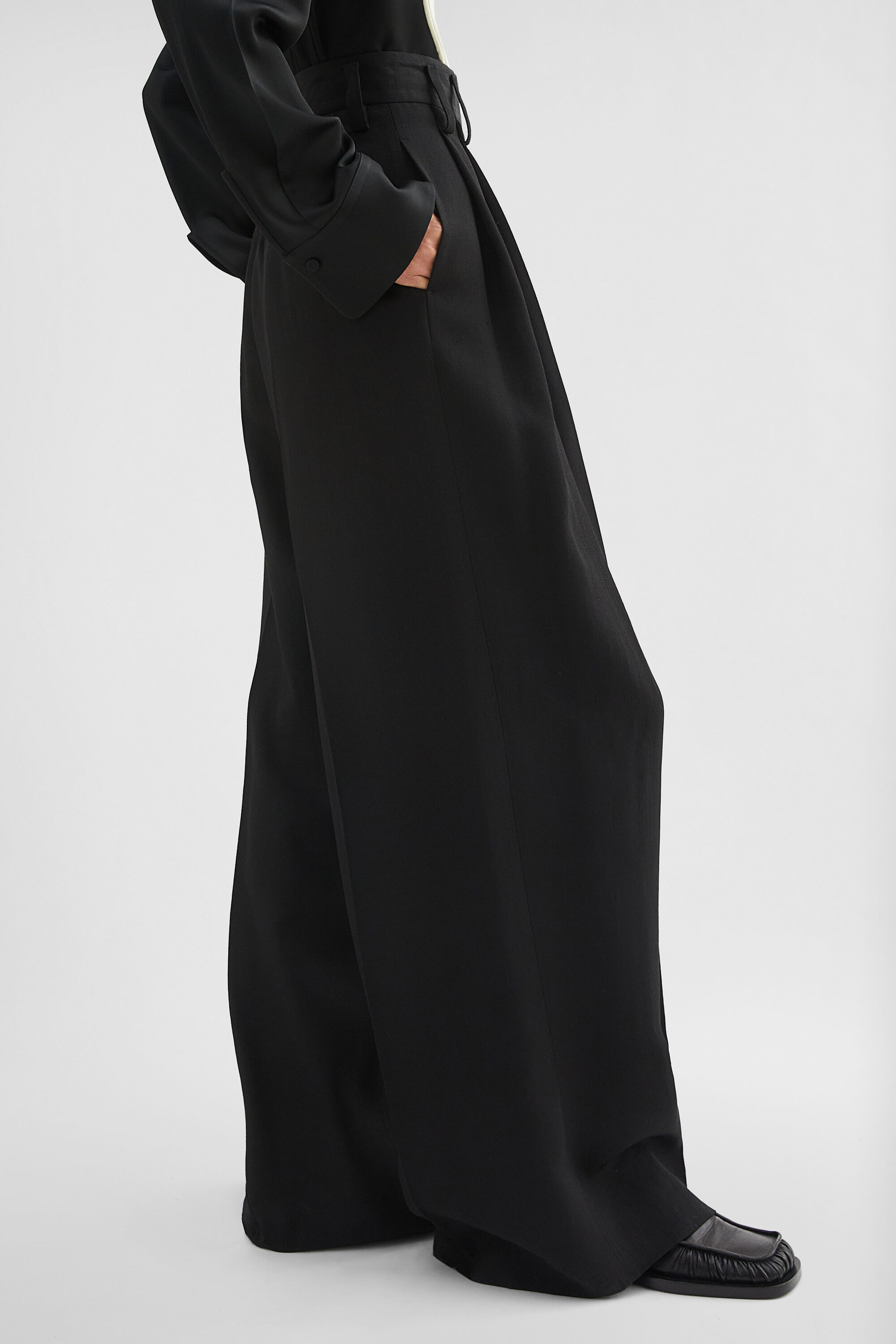 Silk Blend Trousers - 5
