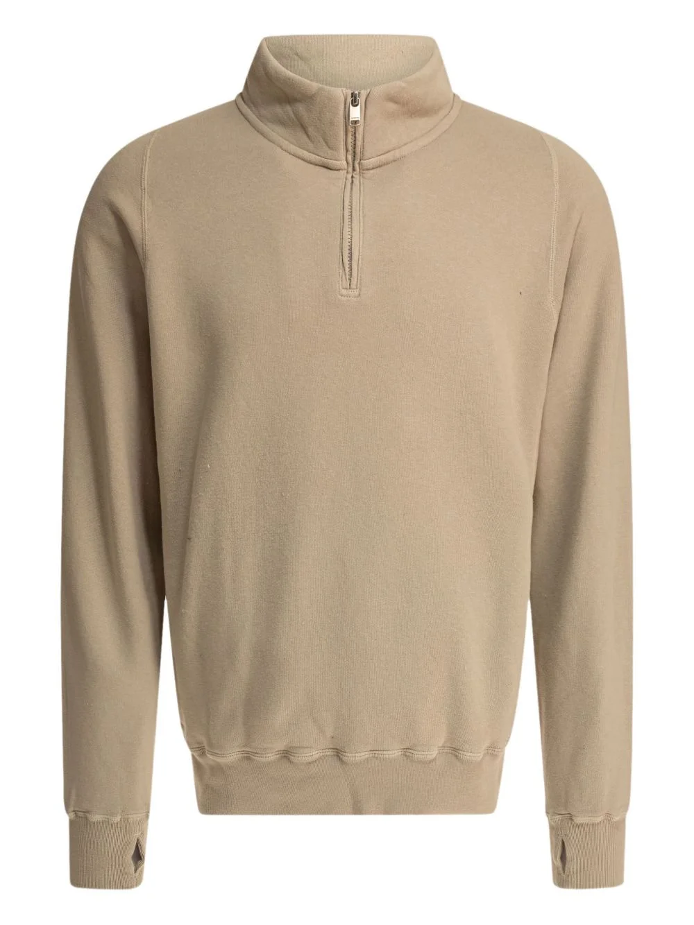 high-neck half-zip sweatshirt - 1