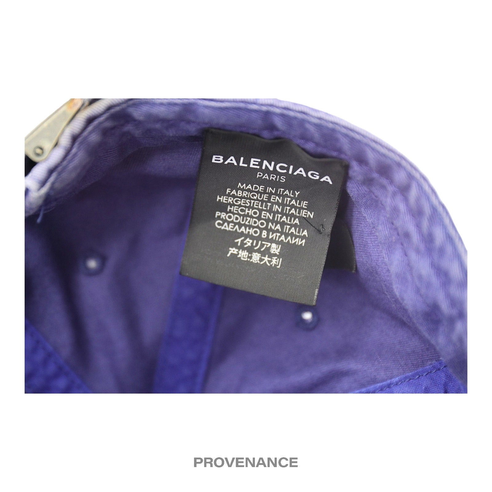 Balenciaga Campaign Cap - Washed Blue - 10