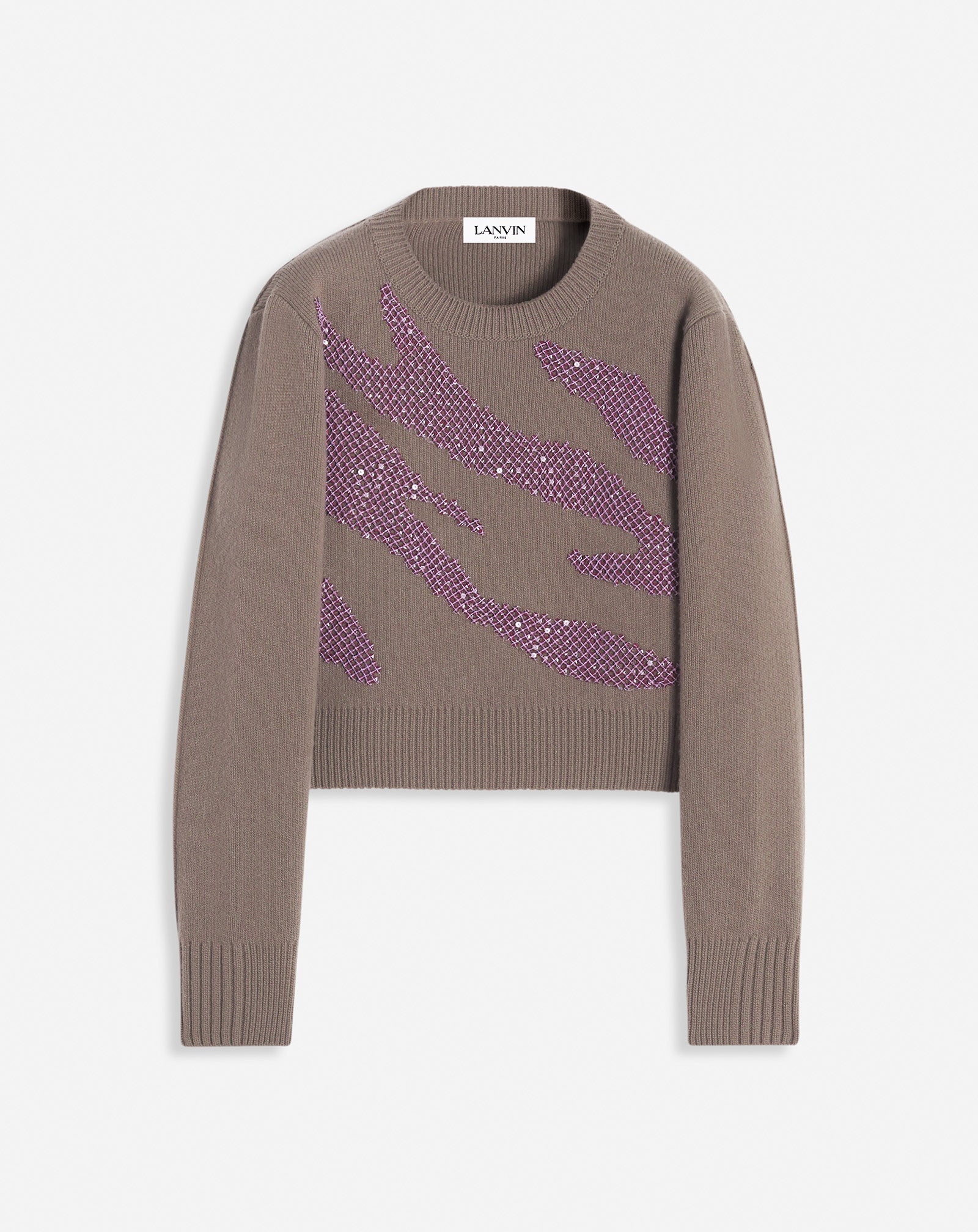 EMBROIDERED KNIT SWEATER - 1